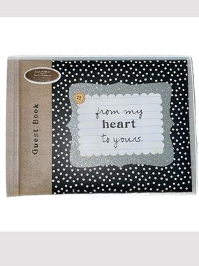 C.R. Gibson Guest Book, From My Heart To Yours by Sandra Magsamen by C.R. Gibson